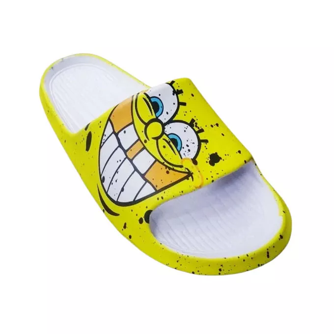 Spiderman Print Kids Slipper — Yellow — 23FJBL052725