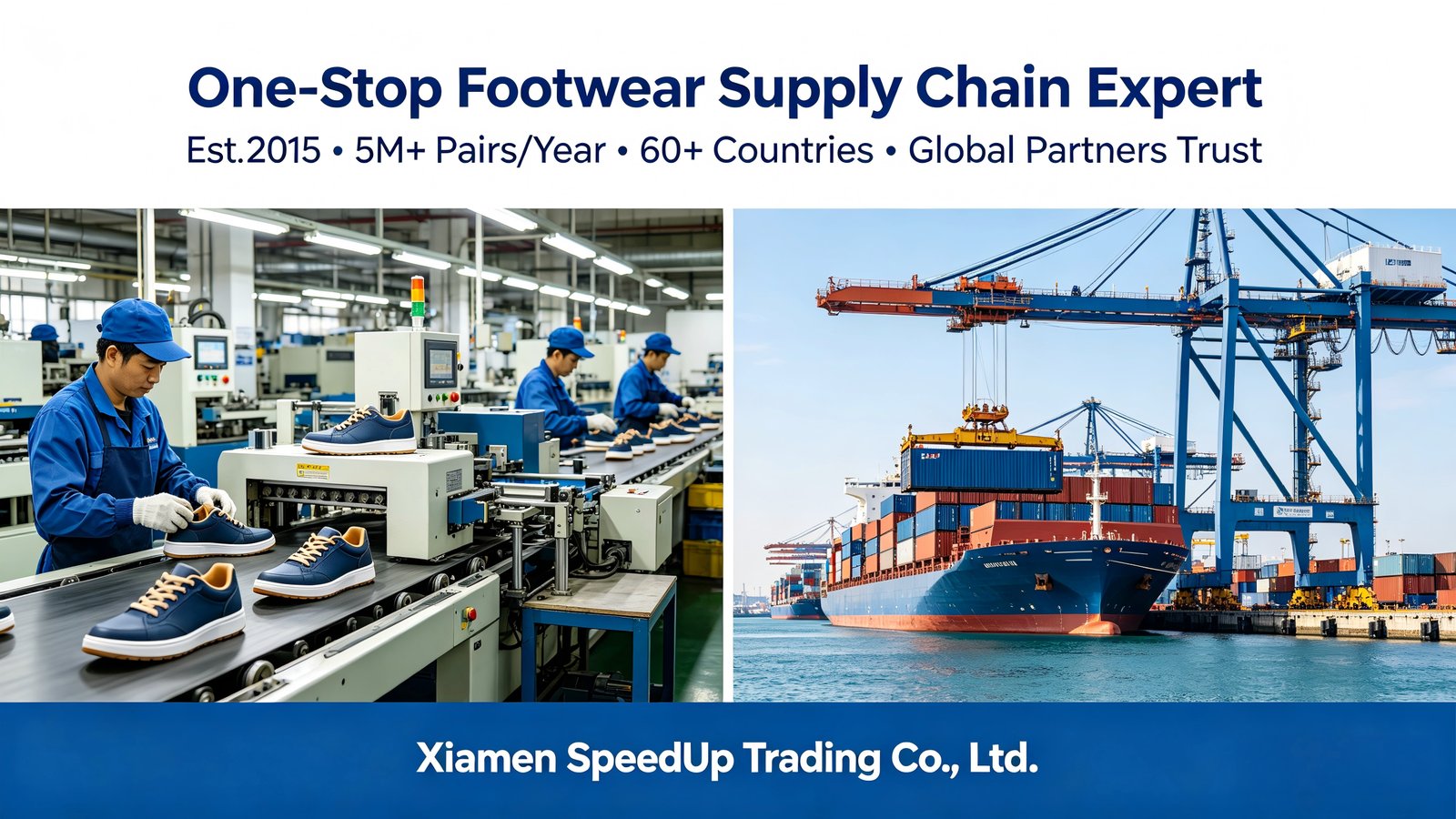 XIAMEN SPEEDUP TRADING CO.,LTD — footwear supply chain and partner brands