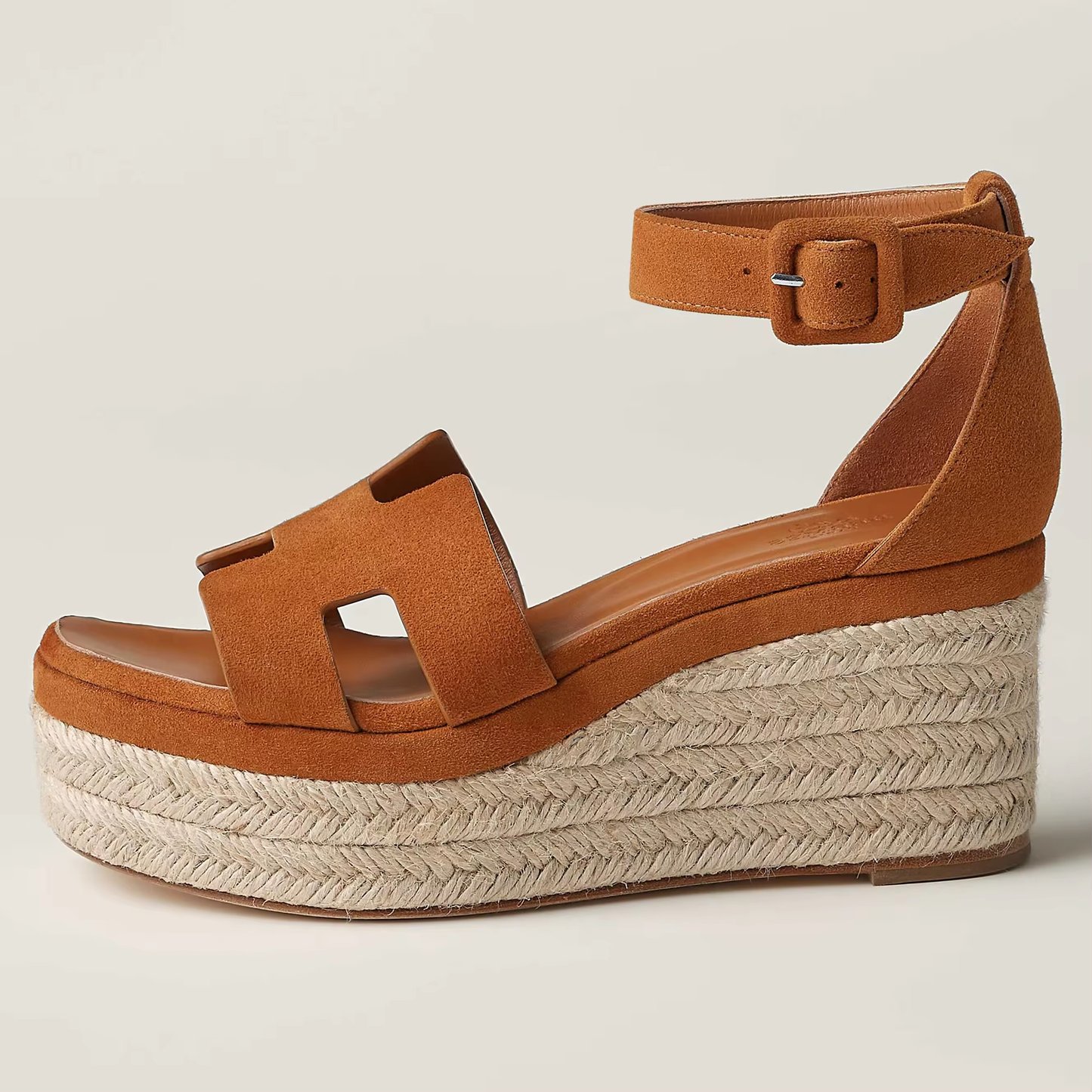 Fashion Lady Wedge Espadrille Shoes Jute Wrapped Women Sandal