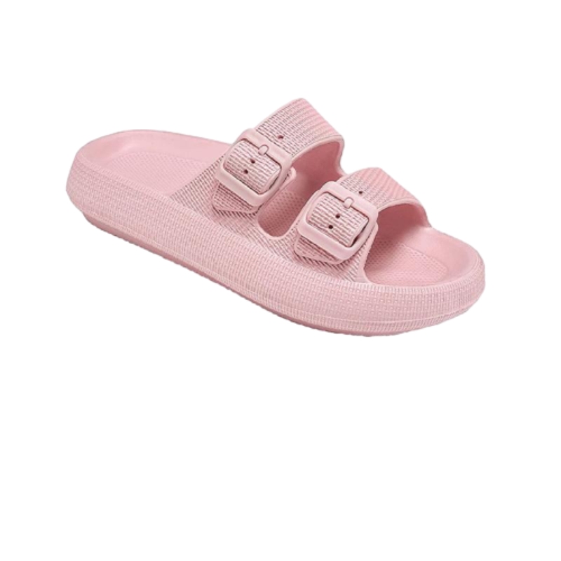 Best Selling  Women Slipper Two Strap with Buckle Lady Slides