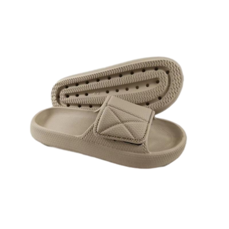 Top Popular Lady EVA Slipper with Velcro Simple Women Slides