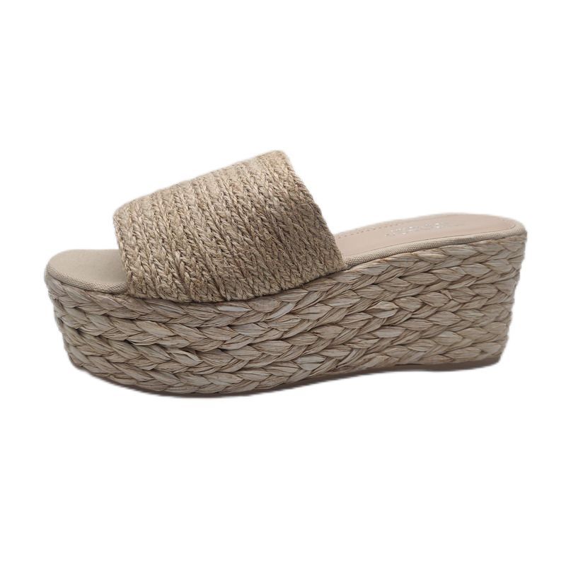 Latest Platform Outdoor Beach Women Wedge Slipper Sandals