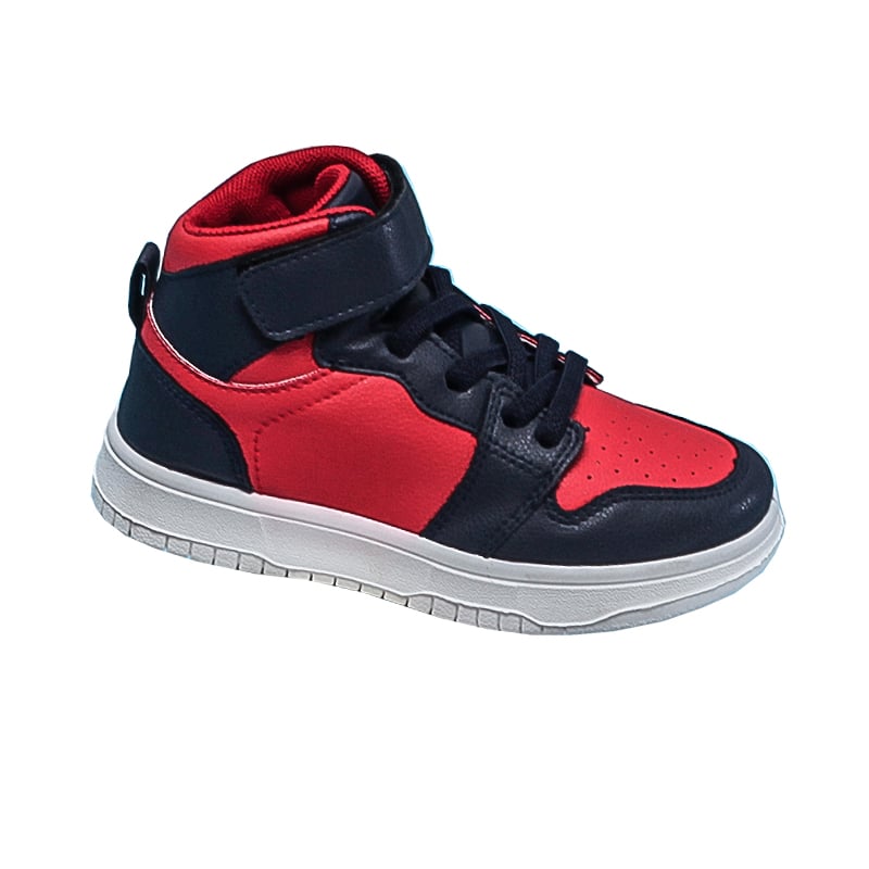 New Mould Two Tone Sole Boy High Tops Children Walking Sneaker