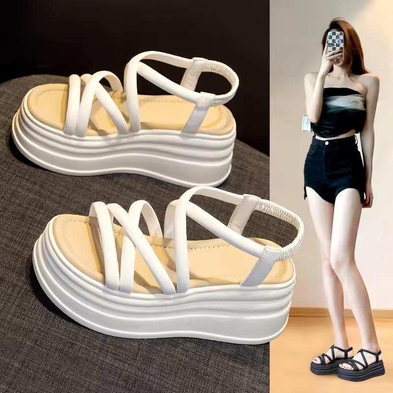 Strapy Lady Wedge Shoe Fashion Platform Women Chunky Sandal