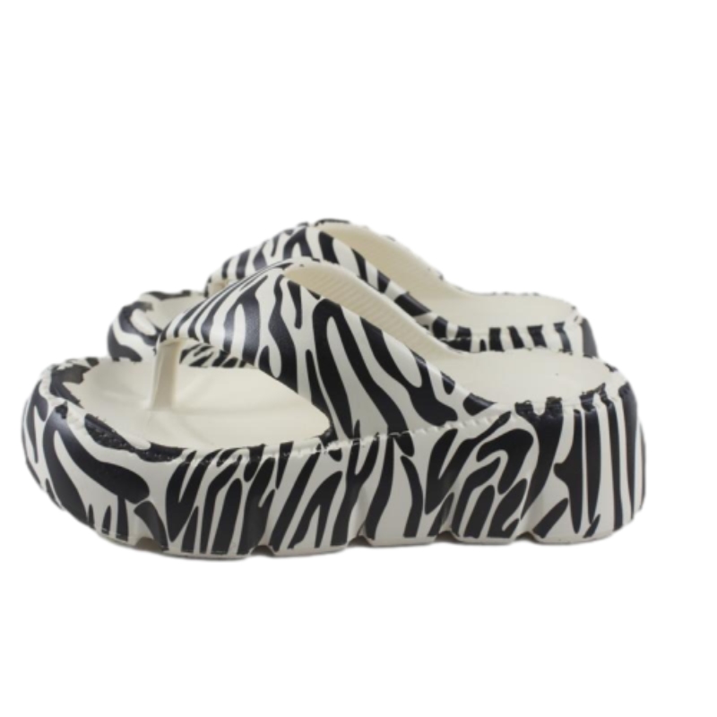 Sexy Zebra Printing Lady Slipper Fashion Women Flip Flops